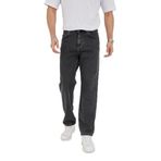 ENZİM JEANS Erkek 100% Pamuk Baggy Kot Pantolon Füme 31