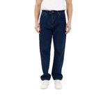 ENZİM JEANS Erkek 100% Pamuk Baggy Kot Pantolon Koyu Mavi 34