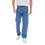 ENZİM JEANS Erkek 100% Pamuk Baggy Kot Pantolon Mavi 29