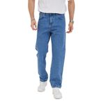 ENZİM JEANS Erkek 100% Pamuk Baggy Kot Pantolon Mavi 33