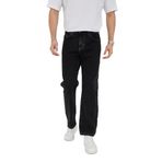 ENZİM JEANS Erkek 100% Pamuk Baggy Kot Pantolon Siyah 30