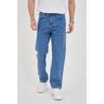 Enzim Jeans Erkek Baggy Kot Pantolon - Mavi - 33