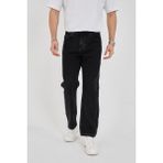 Enzim Jeans Erkek Baggy Kot Pantolon - Siyah - 31