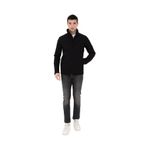 ENZİM JEANS Erkek İçi Polarlı Su ve Rüzgar Geçirmez Softshell Mont Siyah S
