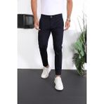 ENZİM JEANS Erkek Slim Fit Chino Pantolon Lennberg Lacivert 40