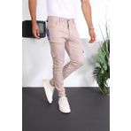 ENZİM JEANS Erkek Slim Fit Paça Lastikli Kargo Pantolon