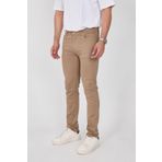 ENZİM JEANS Regular Fit Erkek Pamuklu Esnek Kanvas 5 Cepli Pantolon Kahverengi 34