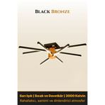 ENZO LIGHT Nova 8 Bronz 3000K LED Tavan Avize – Kumandalı Dim Edilebilir – Aşağı Işık