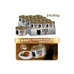 ENZO NATURAL KUZU ETLİ KONSERVE YAŞ KEDİ MAMASI 85 GRAM x 24