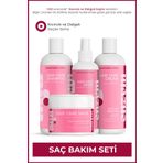 ENZYM COSMETICS Kıvırcık ve Dalgalı saçlar için Saç Bakım Seti (bukle belirginleştirici) (şampuan,maske,sprey,krem)