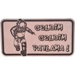 Eod Bomba Imha Deri Peç -Geldim Geldim Patlama -Arma - Leather Patch2 - Çok Renkli - Standart