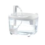 Eofritt Cat Su Çeşmesi - Kediler Yavru Köpekler için Otomatik 50 oz Pet Su Çeşmesi, Sessiz Pompalı İçme için Evcil Hayvan Su Sebili (Şeffaf ve Beyaz)