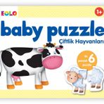 Eolo Baby Çiftlik Hayvanları 12 Parça Puzzle