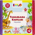 Eolo Tamamlama Kartları - Hayvanlar - Eolo Eğitici Oyuncak Komisyon