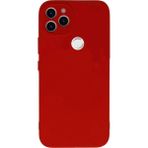 Eonaks General Mobile GM 22 Plus Kamera Korumalı Silikon Rubber Arka Kapak Kırmızı Kılıf
