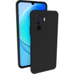 Eonaks Huawei Nova Y70 Kamera Korumalı Silikon Rubber Arka Kapak Siyah Kılıf