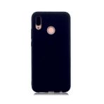 Eonaks Huawei P Smart 2019 Kamera Korumalı Silikon Rubber Arka Kapak Siyah Kılıf