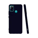 Eonaks Infinix Smart 5 Kamera Korumalı Silikon Rubber Arka Kapak Siyah Kılıf