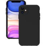 Eonaks iPhone 11 Kılıf Kamera Korumalı Silikon Rubber Arka Kapak - Siyah