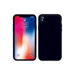 Eonaks iPhone X Kamera Korumalı Silikon Rubber Arka Kapak Siyah Kılıf