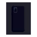 Eonaks Oppo A52 Kamera Korumalı Silikon Rubber Arka Kapak Siyah Kılıf
