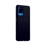 Eonaks Oppo A54 4G Kamera Korumalı Silikon Rubber Arka Kapak Siyah Kılıf