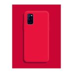 Eonaks Oppo A72 Kamera Korumalı Silikon Rubber Arka Kapak Kırmızı Kılıf