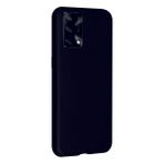 Eonaks Oppo A74 Kamera Korumalı Silikon Rubber Arka Kapak Siyah Kılıf