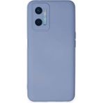 Eonaks Oppo A96 Kamera Korumalı Silikon Rubber Arka Kapak Lila Kılıf