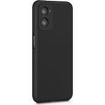 Eonaks Oppo A96 Kamera Korumalı Silikon Rubber Arka Kapak Siyah Kılıf