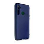 Eonaks Realme 5i Kılıf Kamera Korumalı Silikon Rubber Arka Kapak - Lacivert