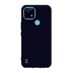 Eonaks Realme C21 Kamera Korumalı Silikon Rubber Arka Kapak Siyah Kılıf