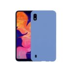 Eonaks Samsung Galaxy A10 Kılıf Kamera Korumalı Silikon Rubber Arka Kapak - Lila
