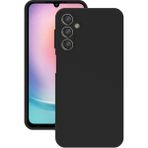 Eonaks Samsung Galaxy A24 Kılıf Kamera Korumalı Silikon Rubber Arka Kapak - Siyah