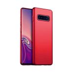 Eonaks Samsung Galaxy S10 Plus Kılıf Kamera Korumalı Silikon Rubber Arka Kapak - Kırmızı