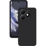 Eonaks Tecno Spark 20 Pro Kılıf Kamera Korumalı Silikon Rubber Arka Kapak - Siyah