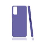 Eonaks Vivo Y51 Kamera Korumalı Silikon Rubber Arka Kapak Lila Kılıf