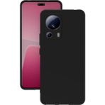 Eonaks Xiaomi Mi 13 Lite Kılıf Kamera Korumalı Silikon Rubber Arka Kapak - Siyah