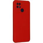 Eonaks Xiaomi Poco C40 Kamera Korumalı Silikon Rubber Arka Kapak Kırmızı Kılıf
