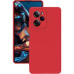 Eonaks Xiaomi Poco X5 Pro 5g Kılıf Kamera Korumalı Silikon Rubber Arka Kapak - Kırmızı