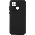 Eonaks Xiaomi Redmi 10A Kılıf Kamera Korumalı Silikon Rubber Arka Kapak - Siyah