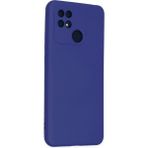 Eonaks Xiaomi Redmi 10C Kamera Korumalı Silikon Rubber Arka Kapak Lacivert Kılıf