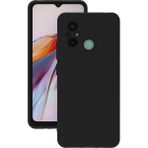 Eonaks Xiaomi Redmi 12C Kılıf Kamera Korumalı Silikon Rubber Arka Kapak - Siyah