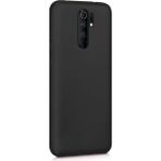 Eonaks Xiaomi Redmi 9 Kamera Korumalı Silikon Rubber Arka Kapak Siyah Kılıf