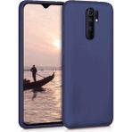 Eonaks Xiaomi Redmi 9 Kılıf Kamera Korumalı Silikon Rubber Arka Kapak - Lacivert