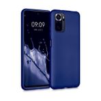 Eonaks Xiaomi Redmi Note 10 Kılıf Kamera Korumalı Silikon Rubber Arka Kapak - Lacivert