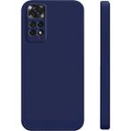 Eonaks Xiaomi Redmi Note 11 Pro Kılıf Kamera Korumalı Silikon Rubber Arka Kapak - Lacivert