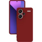 Eonaks Xiaomi Redmi Note 13 Pro Plus 5g Kılıf Kamera Korumalı Silikon Rubber Arka Kapak - Kırmızı