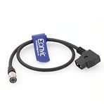 Eonvic Hirose 4 Pin Dişi - Dtap Güç Kablosu SmallHD DP7 AC7 OLED Monitör için (Düz Hirose 4pin - Dtap)