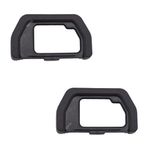 EP-15 Eyecup Vizör Göz Kabı Olympus OM-D E-M10 Mark II III/E-M5 Mark II Gümüş/Siyah Dijital Fotoğraf Makineleri (2'li Paket), ULBTER Vizör Göz Kabı EM5 EM10 MarkII MarkIII